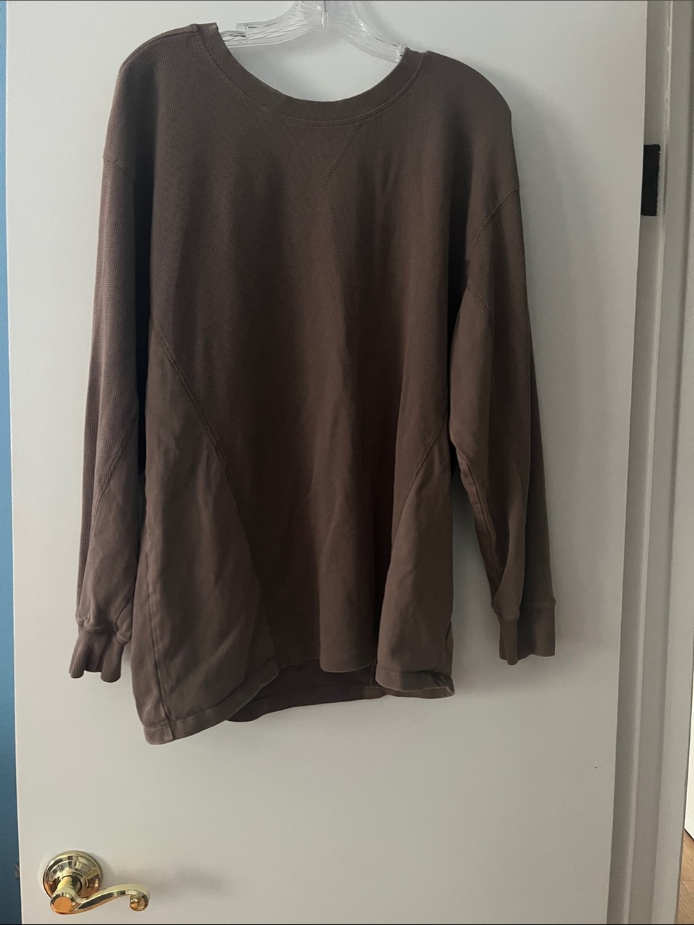 wild fable Taupe Waffle-Knit Pullover
